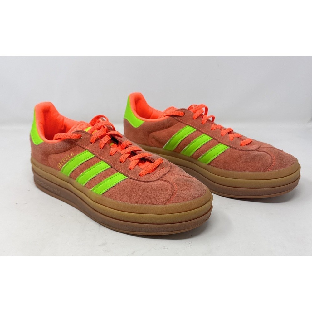 Women's Adidas Gazelle Bold Sneakers In Solar Orange Sz 8.5